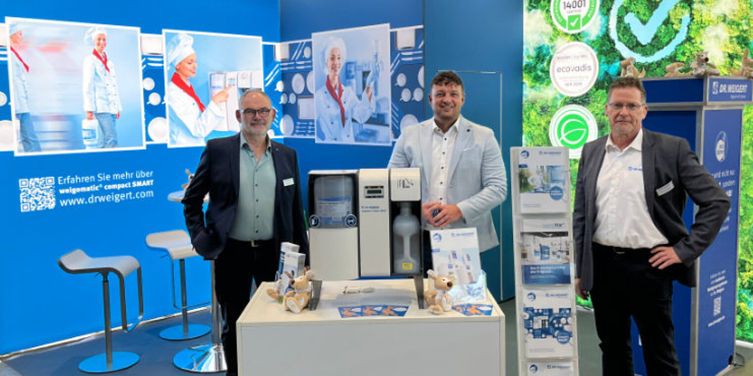 Dr. Weigert - Sauber getroffen: Dr. Weigert auf den Gastro-Messen Intergastra und Internorga 2026