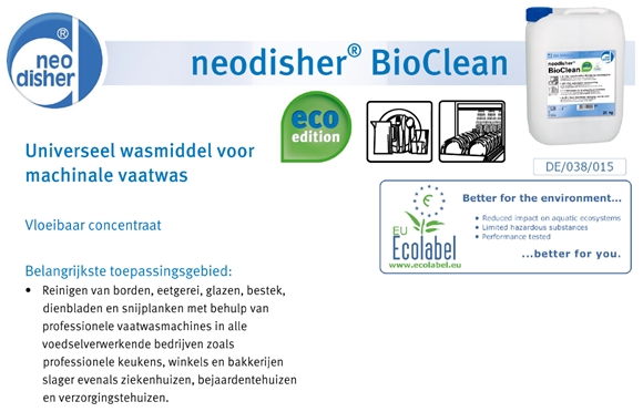 vaatwasmiddel neodisher bioclean